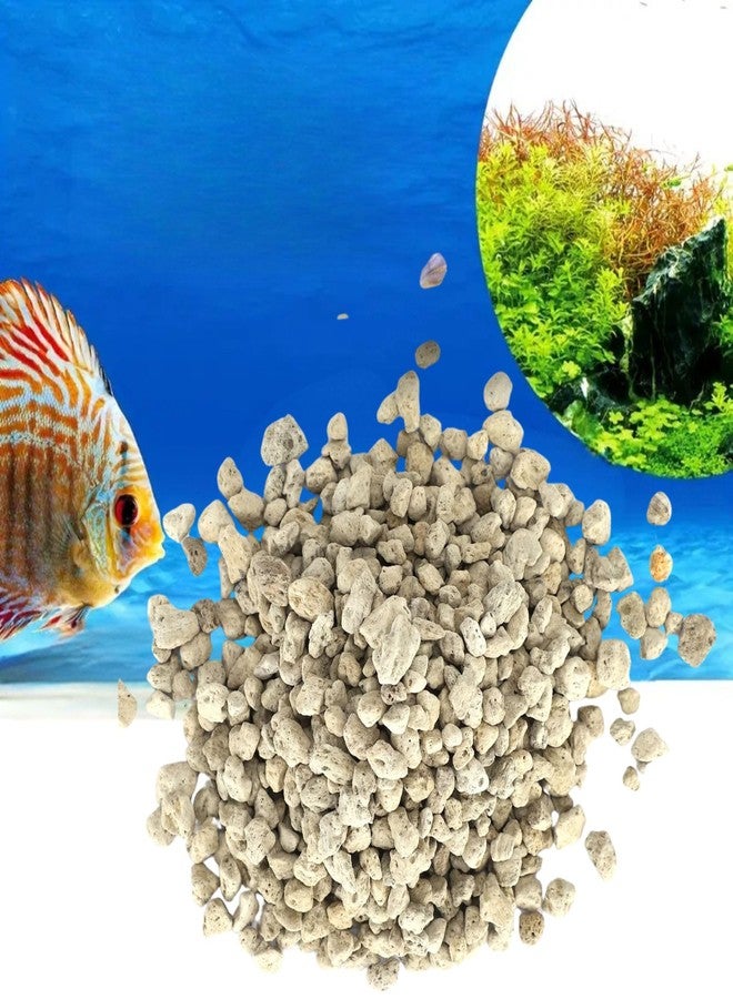 حجر بوميكس لوسائط ترشيح أحواض السمك، 250 غرام (500 مل)، عبوة سائبة 3-6 مم، مناسب للفلاتر المعلقة، والفلاتر الداخلية، والفلاتر العلوية. - Image 1